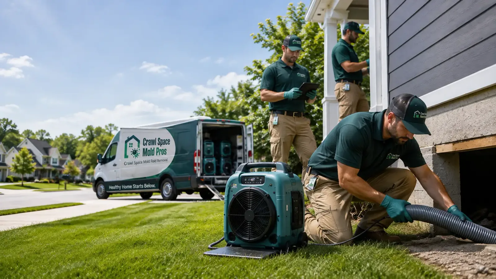 Crawl Space Mold Removal in Rothschild, WI